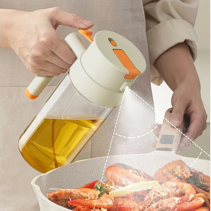 Glass Olive Oil Dispenser Bottle with Sprayer – Nova store