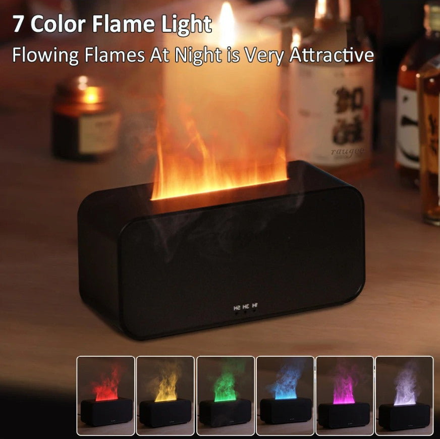 Diffuse Led Bulbb 1pc Flame Effect Aroma Humidifier Essential Oil Diffuser with LED Ligh ...